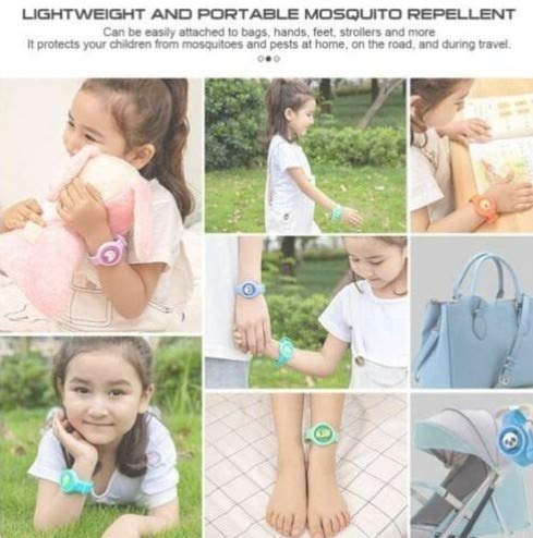 Mosquito Repellent Watch with LED Light for Baby, Kids and Adults Insect Protection ( Pack of 2 )